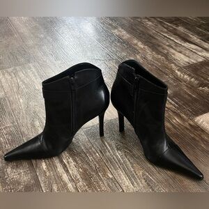 Carlos by Carlos Santana Sleek Black Heeled Boots